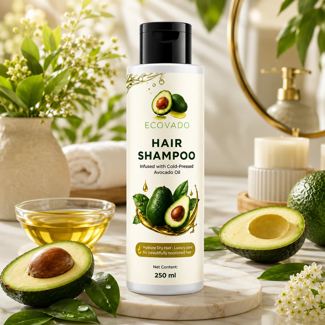 Extra ECOVADO HAIR SHAMPOO